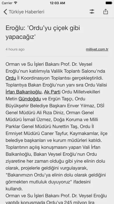 Türkiye Haberleri - News سکرین شاٹس