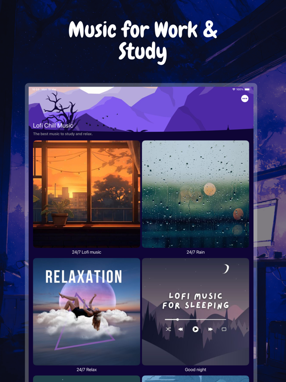 Lofi Music iPad 应用截图