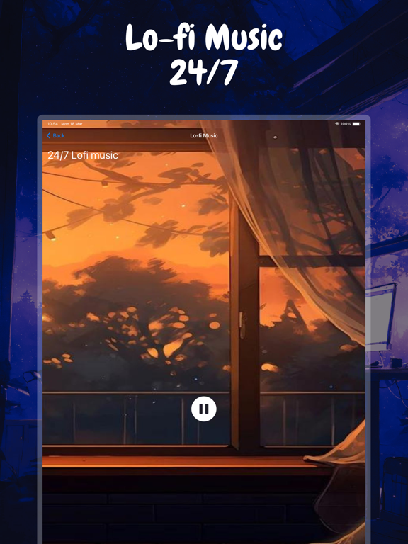 Lofi Music iPad 应用截图