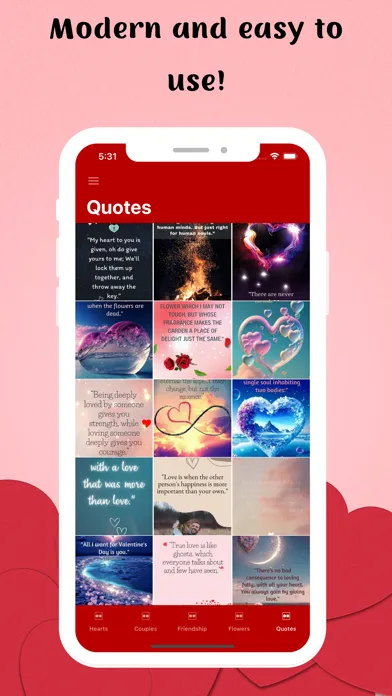 Capturas de pantalla de Valentines Day Images
