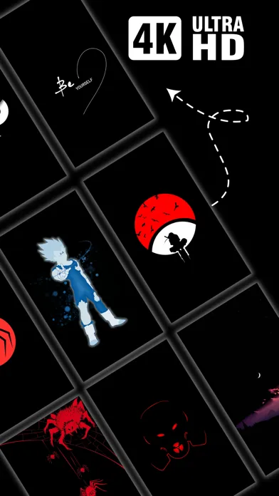 Capturas de pantalla de Wallpaper Aesthetic Black