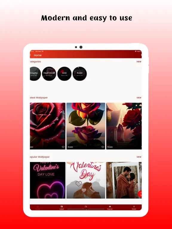 تصاویر Wallpaper HD Love iPad 