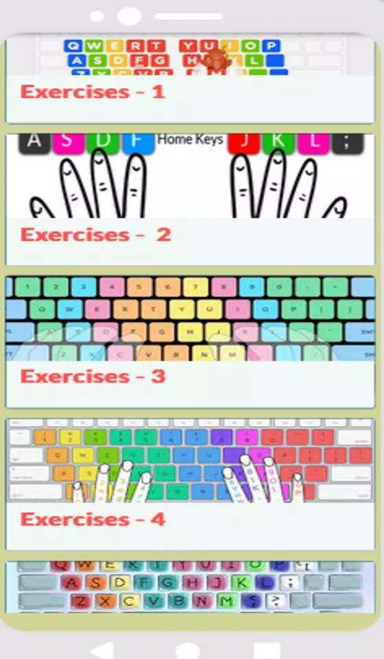 Tangkapan skrin Learn Typing Fast