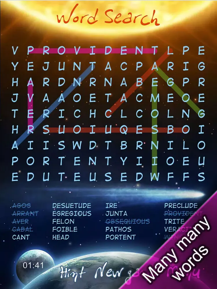 Daily Word Search Puzzles iPad 应用截图