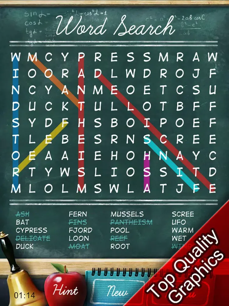 Daily Word Search Puzzles iPad 应用截图