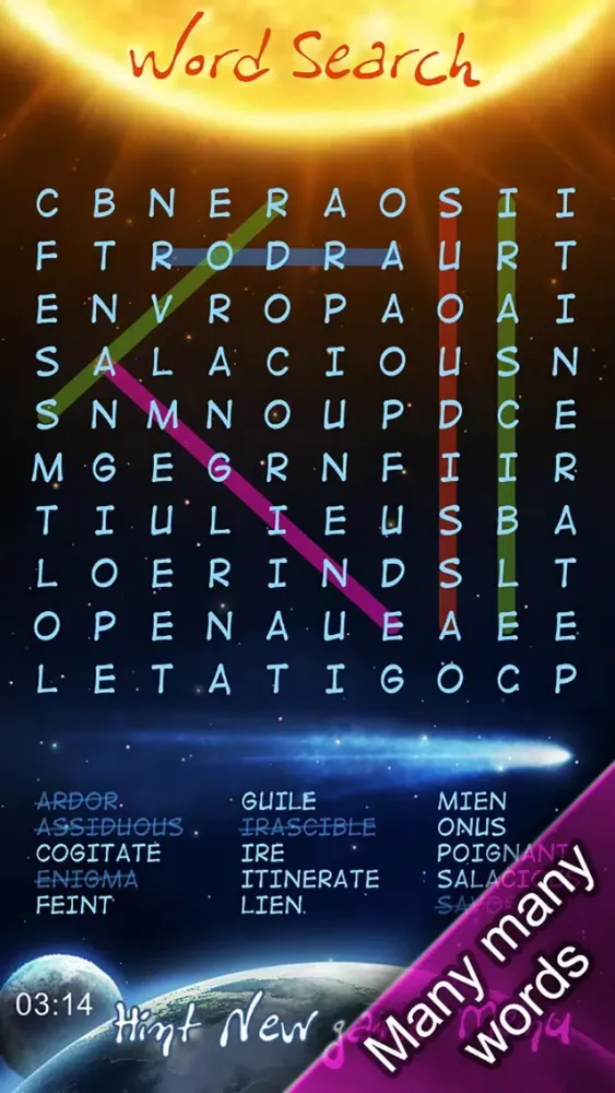 Daily Word Search Puzzles应用截图