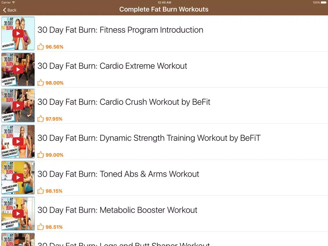 Capturas de pantalla de How To Lose Belly Fat iPad 