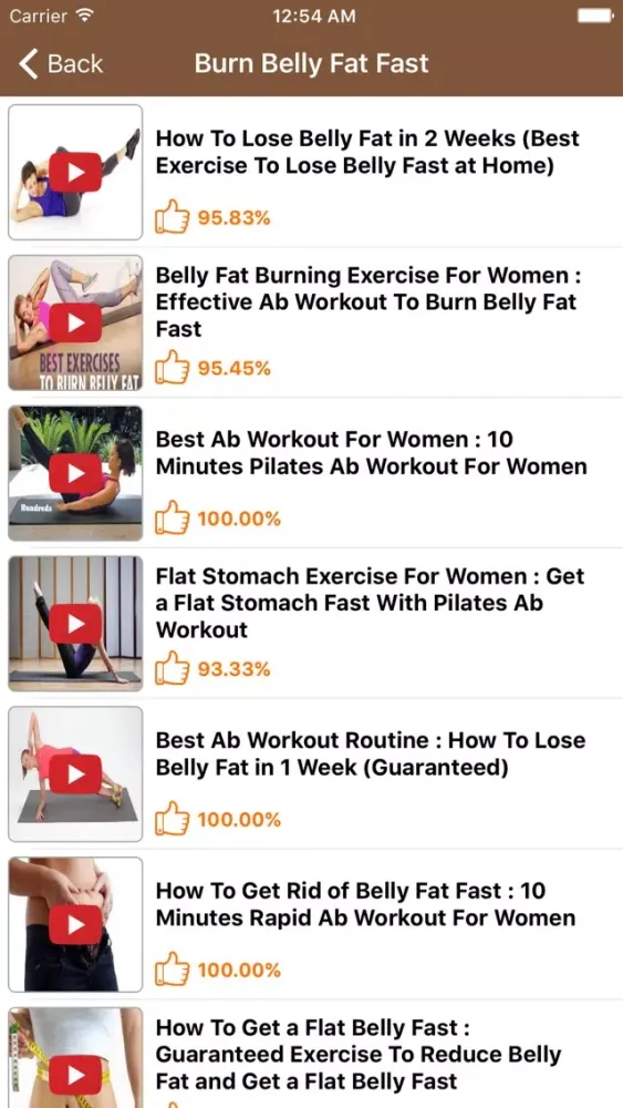 Capturas de pantalla de How To Lose Belly Fat