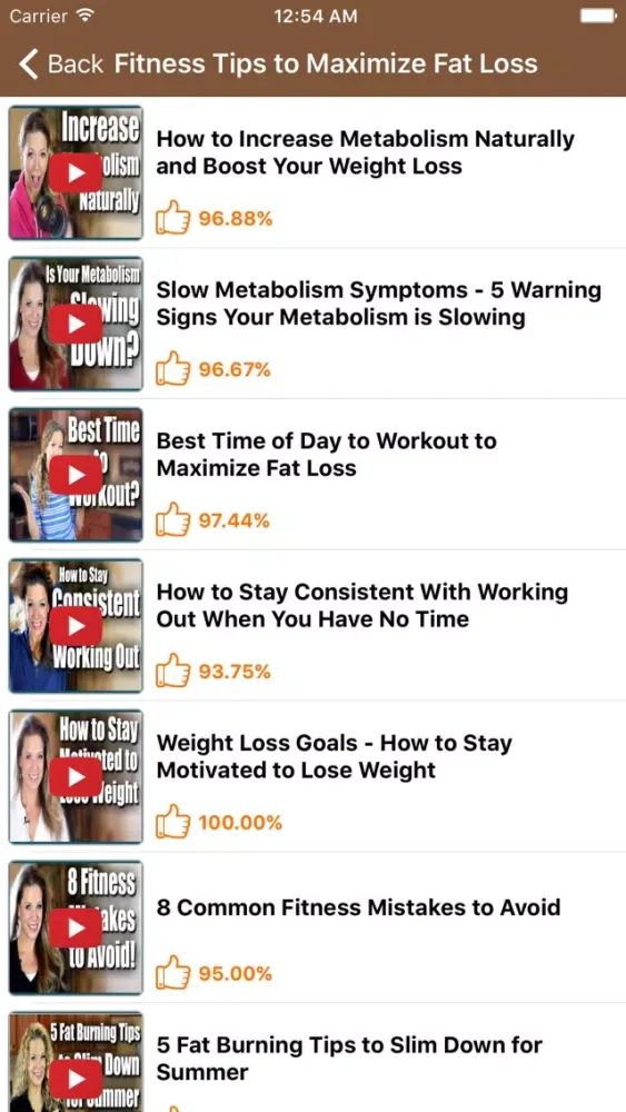 Capturas de pantalla de How To Lose Belly Fat