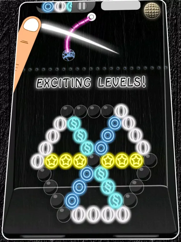 Capturas de tela do Neon Rope Cut Genesis iPad 