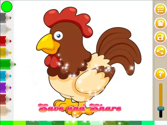 Ảnh chụp màn hình của Toddler Educational - Animal Coloring Kids Games iPad 