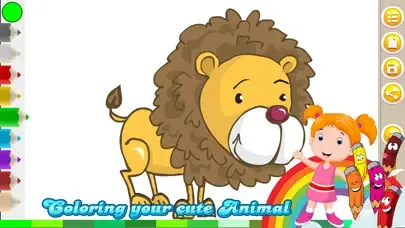 Ảnh chụp màn hình của Toddler Educational - Animal Coloring Kids Games
