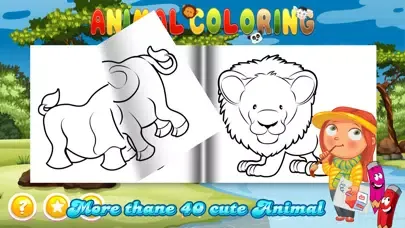 Ảnh chụp màn hình của Toddler Educational - Animal Coloring Kids Games