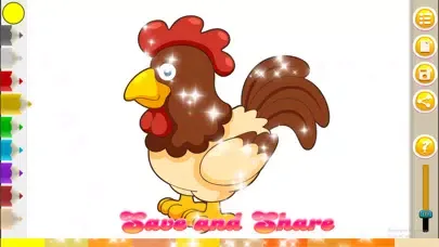 Ảnh chụp màn hình của Toddler Educational - Animal Coloring Kids Games