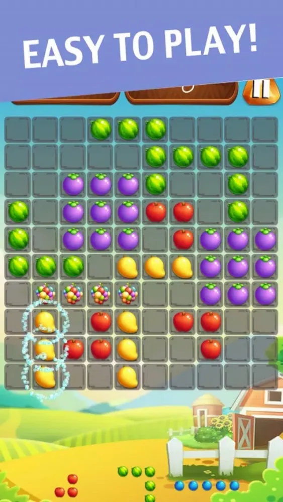 Classic Fruit Puzzle 10x10 स्क्रीनशॉट