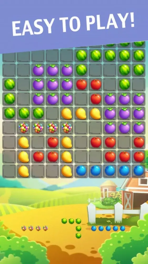 Classic Fruit Puzzle 10x10 स्क्रीनशॉट