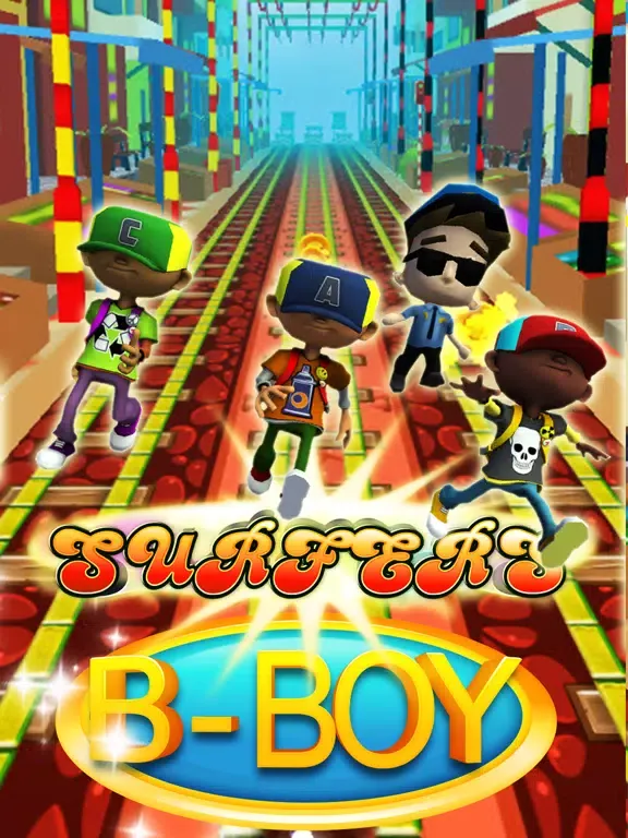 B Boy Surfers : New Train Running iPad  Screenshots