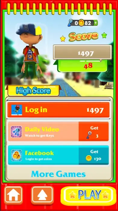 B Boy Surfers : New Train Running Screenshots