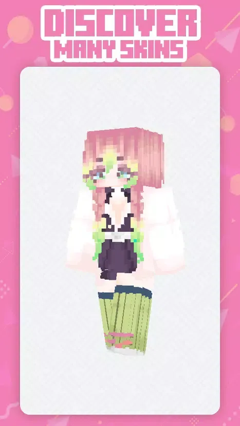 Screenshot di Female Anime Skin Minecraft