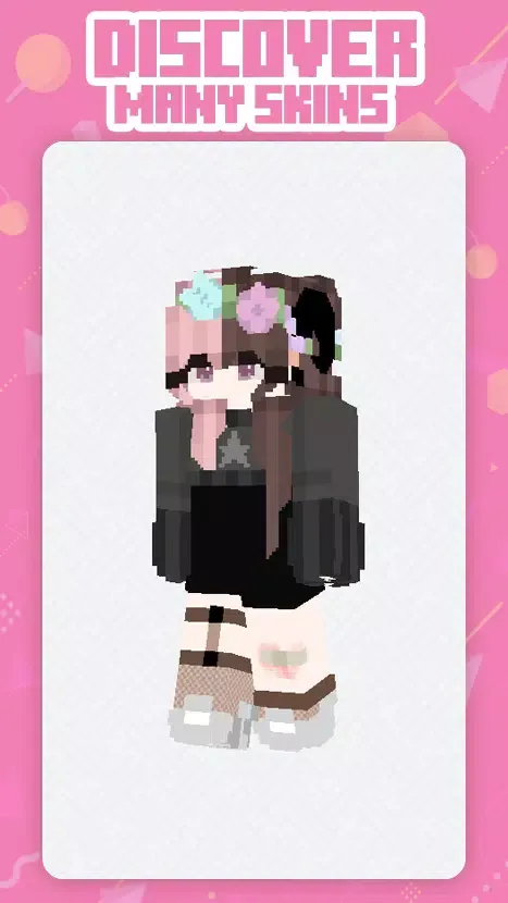 Screenshot di Female Anime Skin Minecraft