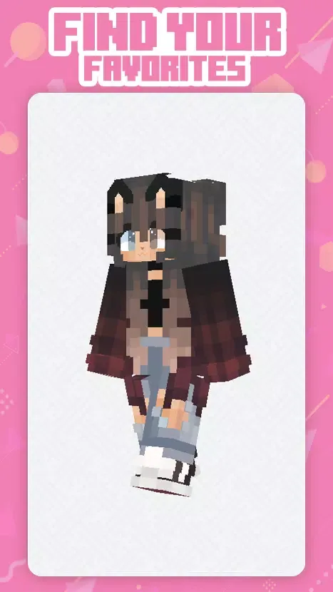 Screenshot di Female Anime Skin Minecraft