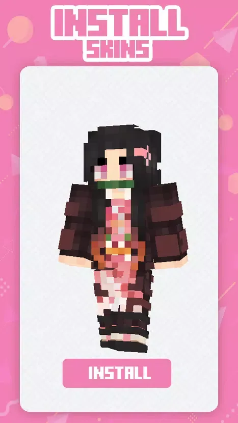 Screenshot di Female Anime Skin Minecraft