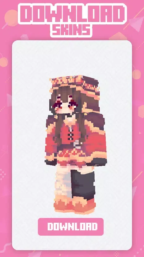 Screenshot di Female Anime Skin Minecraft