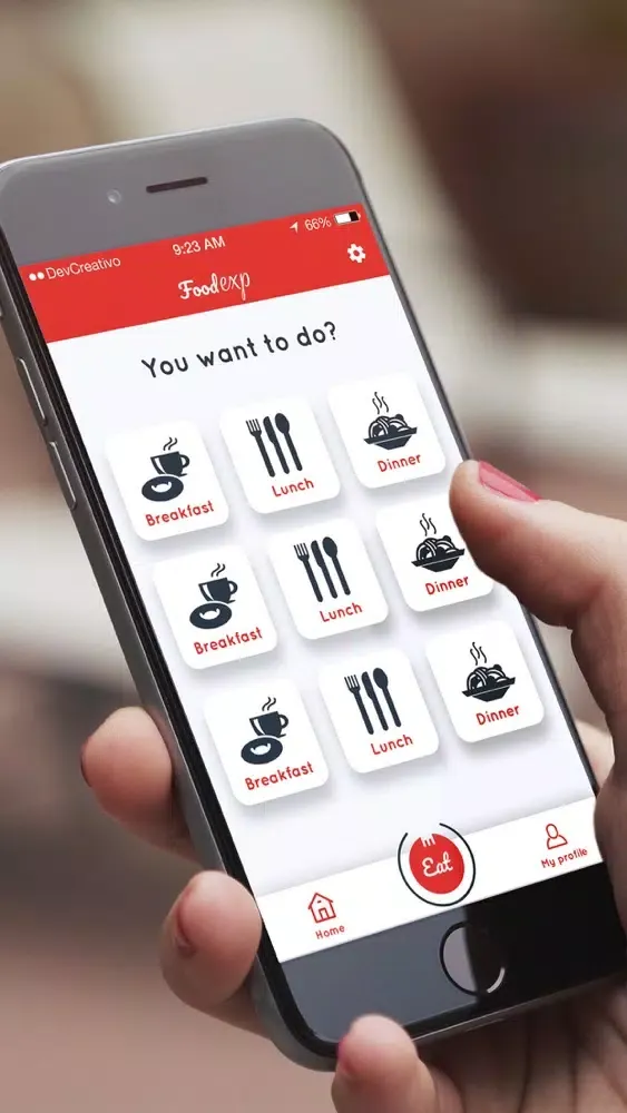 Ảnh chụp màn hình của FoodExp