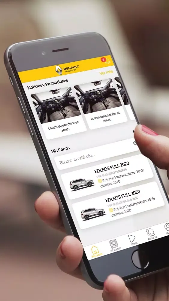 Zrzuty ekranu Mi Renault Rd