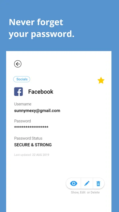 mPass: Secure Password Manager应用截图
