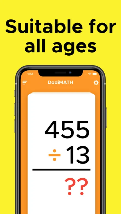 Zrzuty ekranu Math Flash Cards by DodiCards