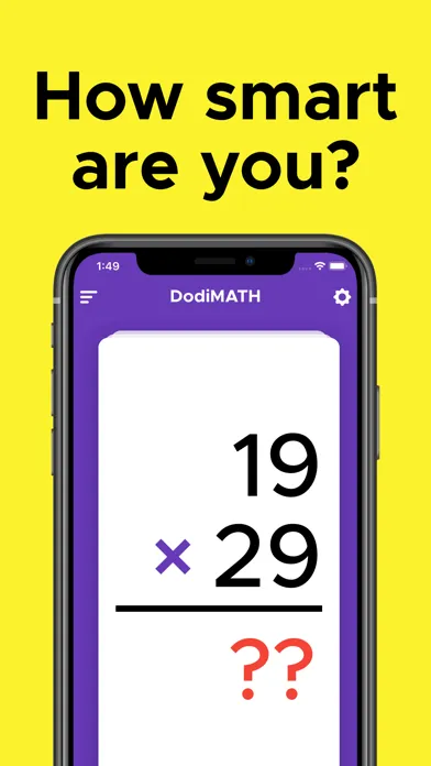 Zrzuty ekranu Math Flash Cards by DodiCards