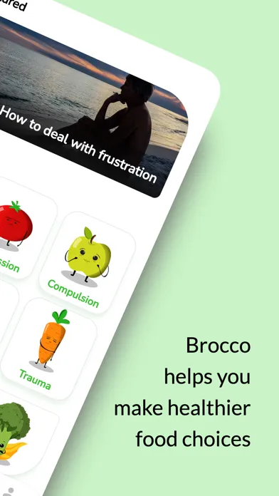 Brocco: Eating disorder & Diet Screenshots