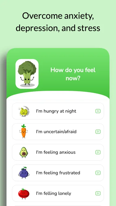 Brocco: Eating disorder & Diet Screenshots