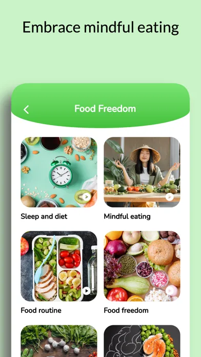 Brocco: Eating disorder & Diet Screenshots