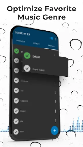 Tangkapan layar Equalizer FX: Sound Enhancer