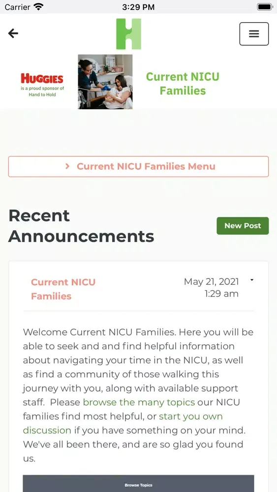 Hand to Hold: NICU Parent スクリーンショット