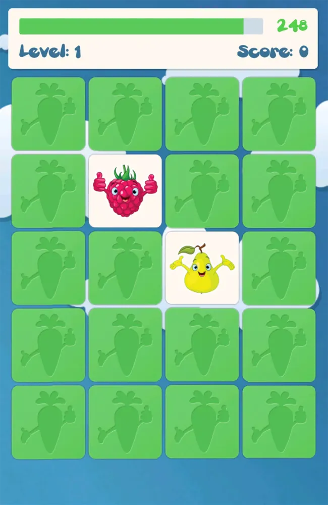 Zrzuty ekranu Fruits Memory Game