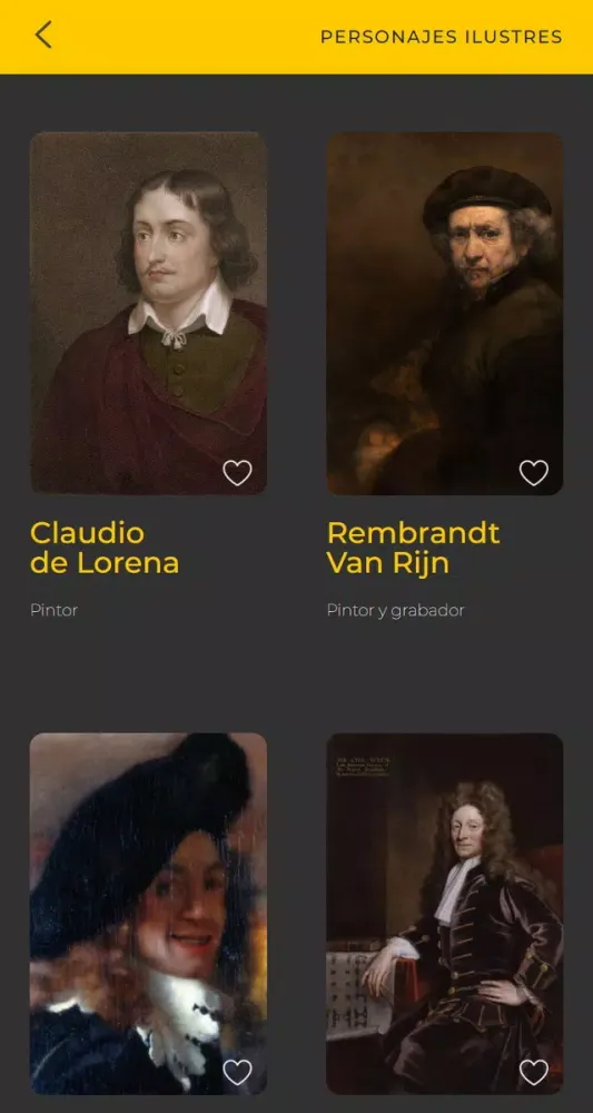 Biografías de Personajes Ilust Screenshots