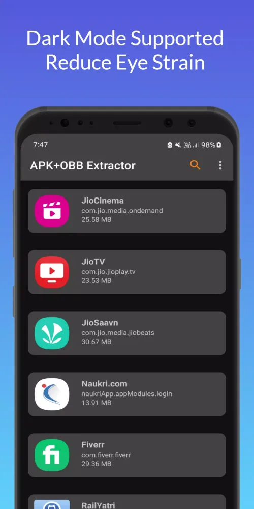 APK+OBB Extractor Screenshots
