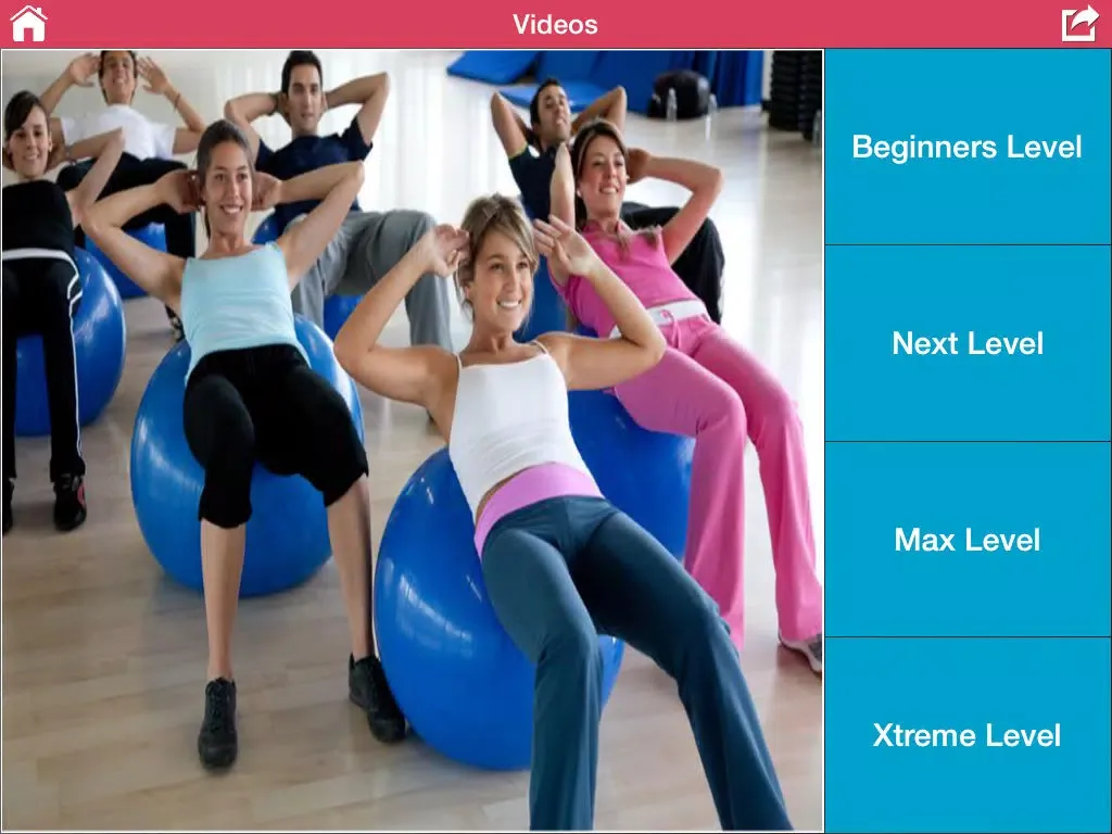 Capturas de tela do Health and Fitness Videos iPad 