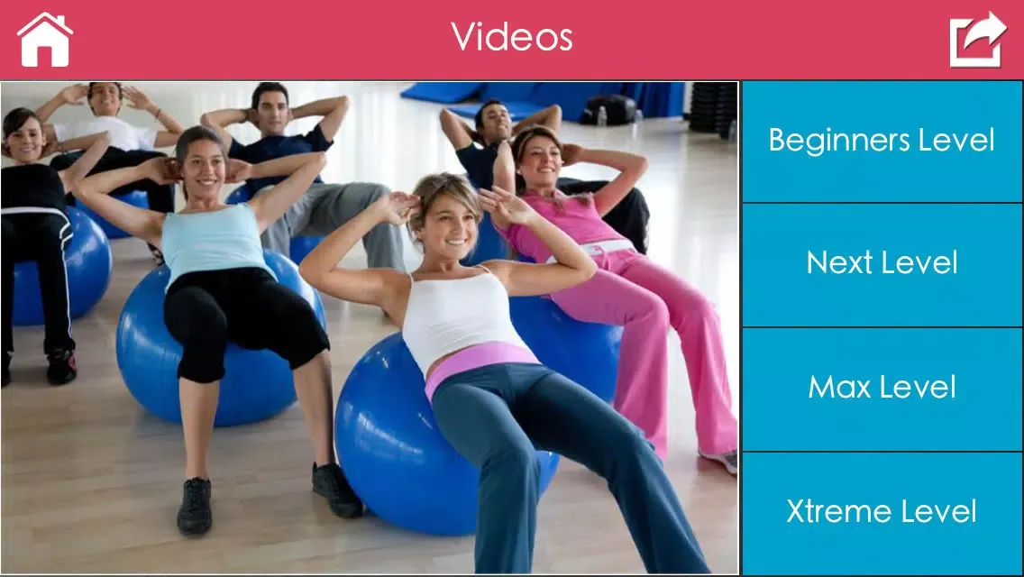 Capturas de tela do Health and Fitness Videos