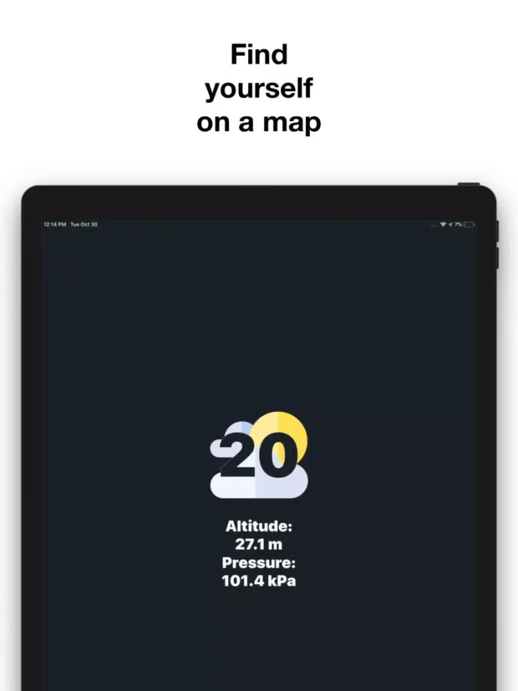 Altimeter – Check an Altitude iPad  स्क्रीनशॉट