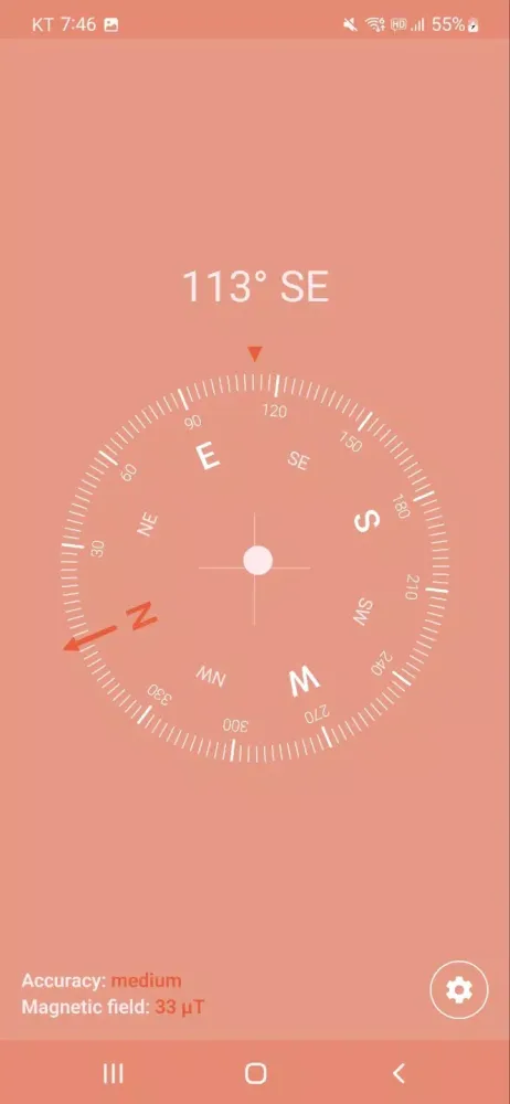 Tangkapan layar Compass