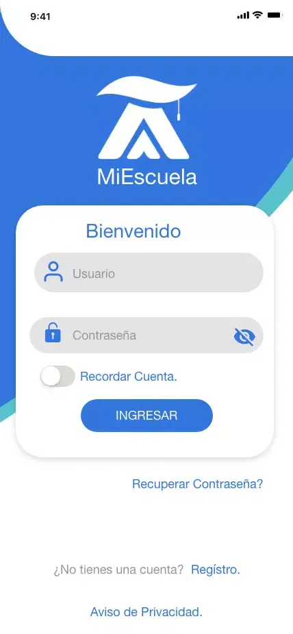 MiEscuela Móvil Ekran Görüntüleri