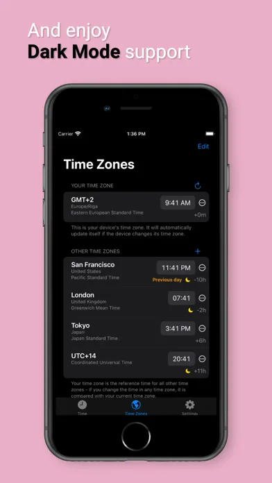 To Time - Time Zone Converter سکرین شاٹس