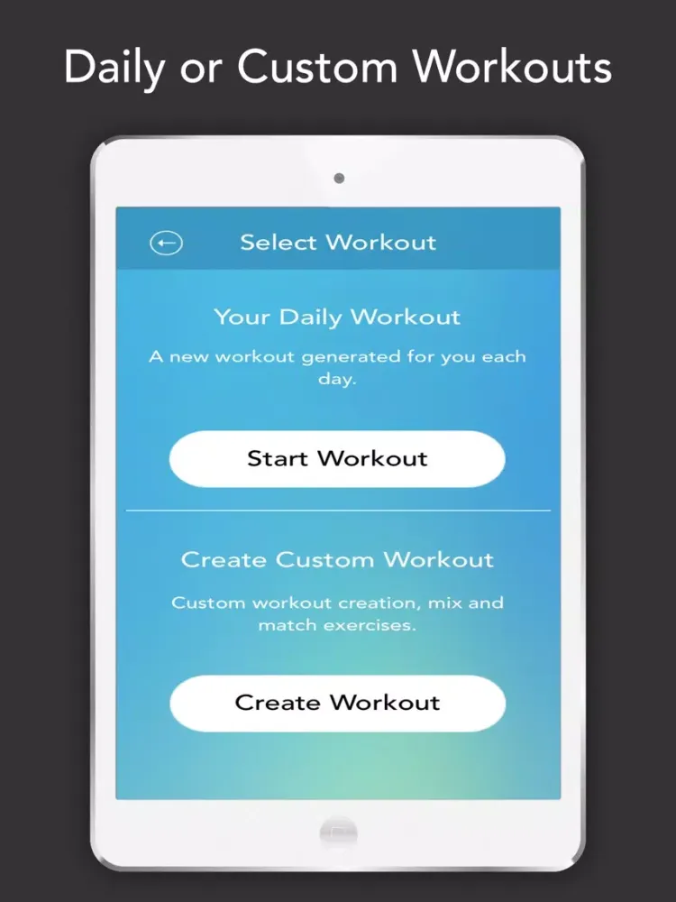Zrzuty ekranu Smart Fitness - Daily & Custom Workouts iPad 