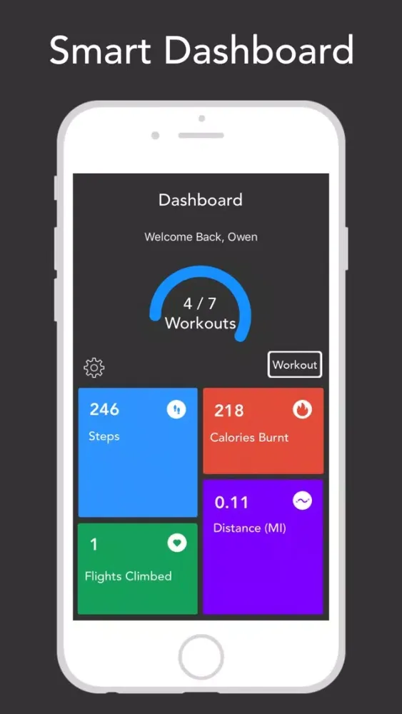 Zrzuty ekranu Smart Fitness - Daily & Custom Workouts