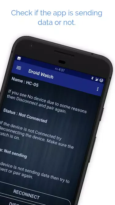 Droidwatch, Arduino Smartwatch應用截圖