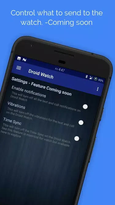 Droidwatch, Arduino Smartwatch應用截圖